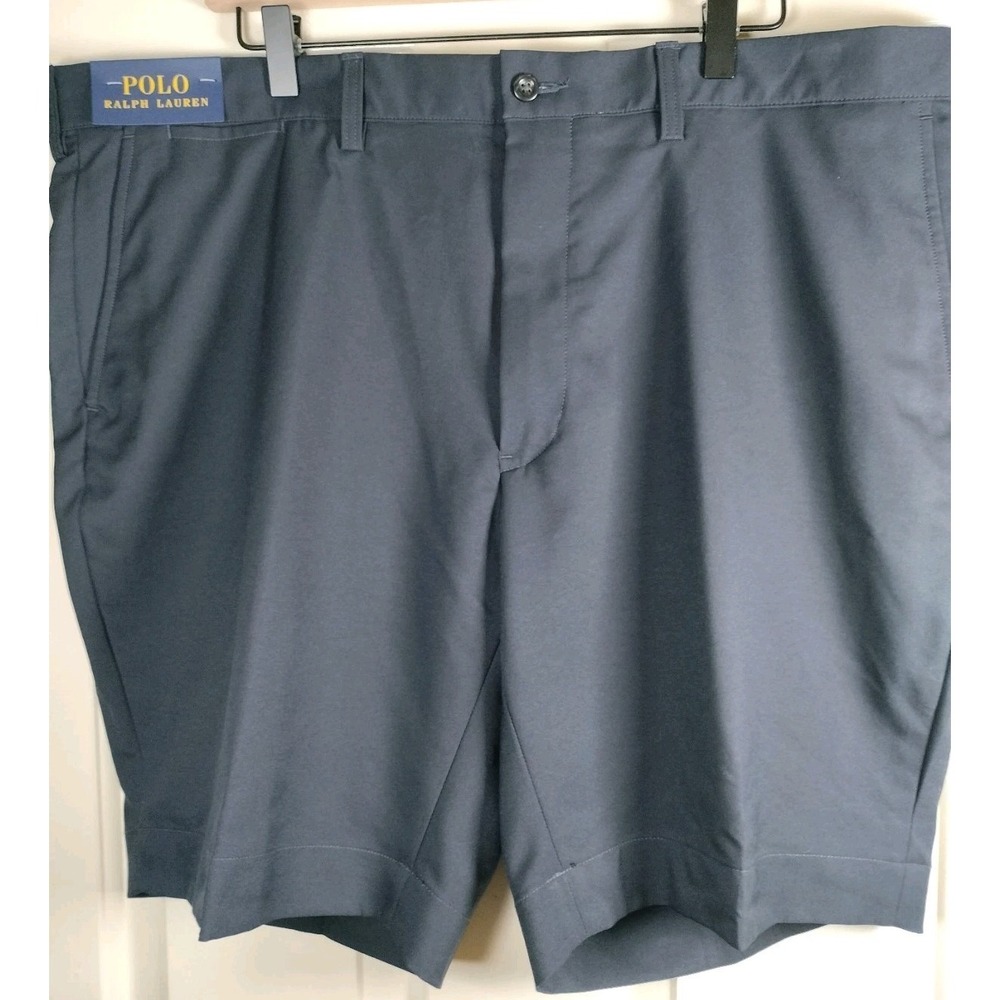 NWT Polo Ralph Lauren Men's Flat Front Shorts Size‎ 42 Aviator Navy Polyester